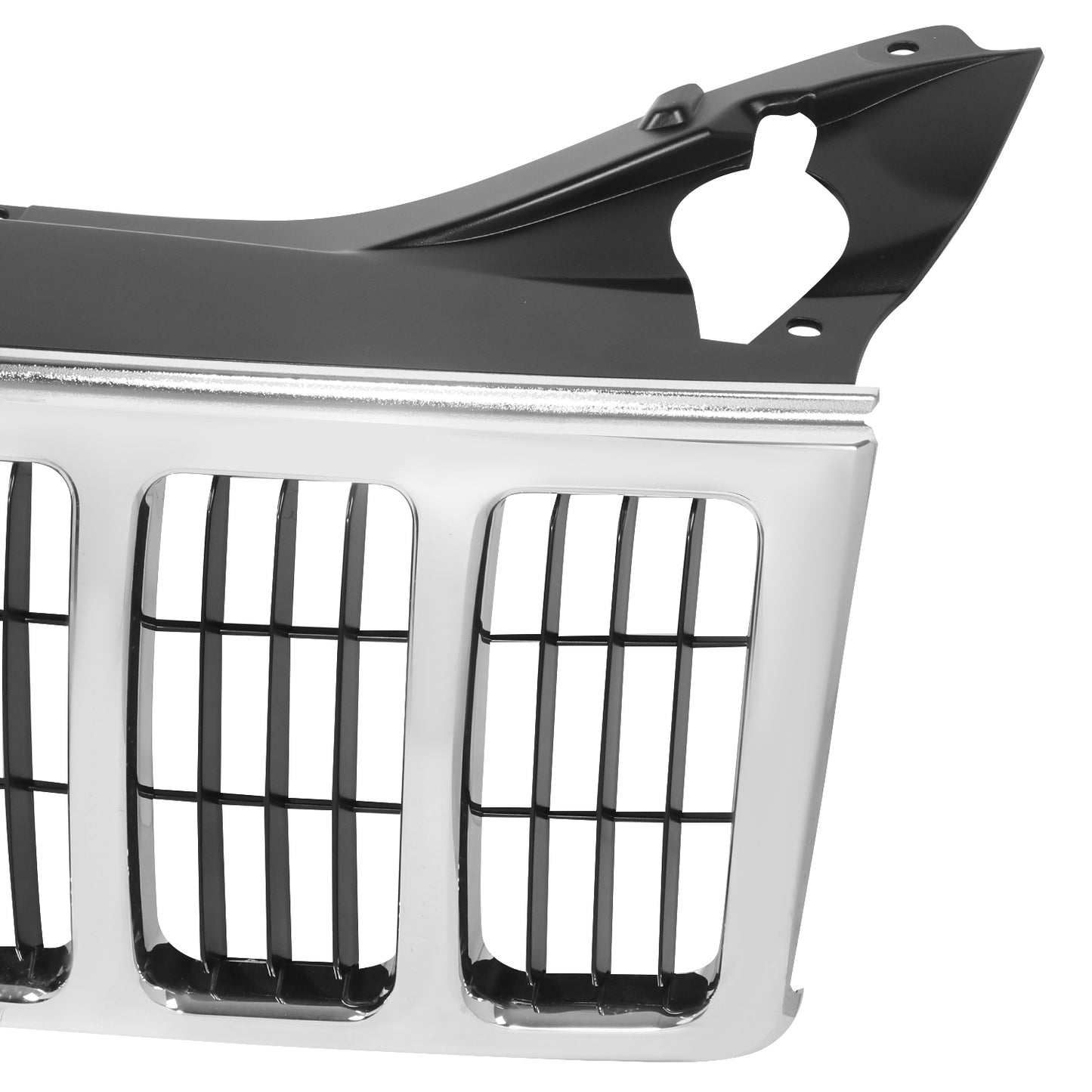 PARRILLA GRILLE - JP GRAND CHRKEE '05-'10/ GRILLE ASS'Y 05-07/ BLK W/CHRM FRAME//PARTS.NO,CH1200284//OEM NO,55156814AE