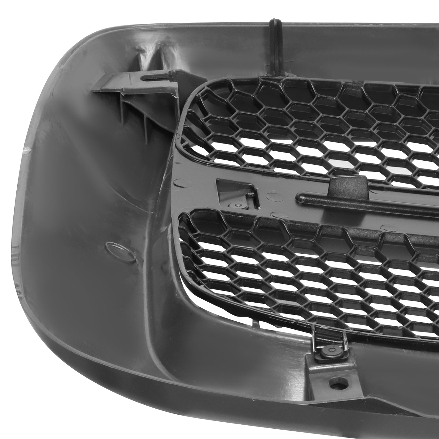 PARRILLA GRILLE - DG RAM '02-'05/ GRILLE ASS'Y 05-05/ BLACK HONEY COBM MESH/ W/BLACK FRAME/ (R1500 MEGA/R2500/R3500)/(NEW STYLE)//PARTS.NO,CH1200287//OEM NO,5FJ051SPAB