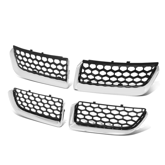 PARRILLA GRILLE - DG STRATS '01-'06/ GRILLE ASS'Y 04-06/ MAT-BLACK/ W/CHROME INNER FRAME