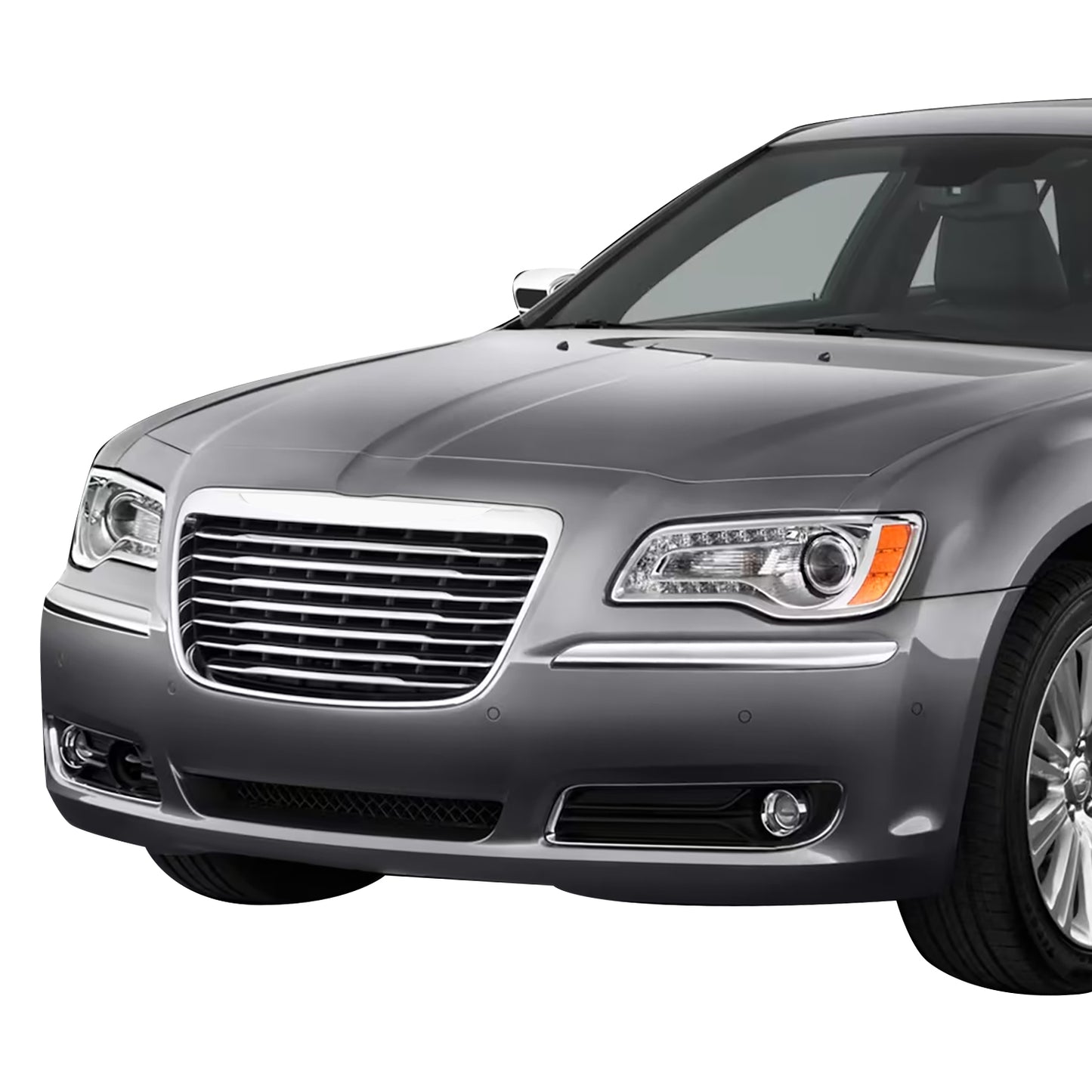 PARRILLA GRILLE - CR 300C 11-14/15-22/ GRILLE ASS'Y 11-14/ CHROME/BLACK (CODE MF5)/ W/O PEDESTRIAN PROTECTION//PARTS.NO,CH1200351//OEM NO,68127942AE