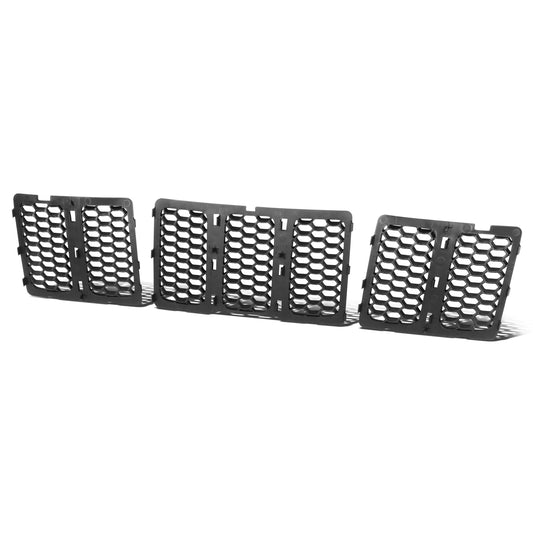 PARRILLA GRILLE - JP GRAND CHRKEE 14-16/17-21/ GRILLE ASS'Y 14-16/ MAT-BLACK (OVERLAND)/ (HONYCOMB STYLE)//PARTS.NO,CH1200377//OEM NO,68143074AD