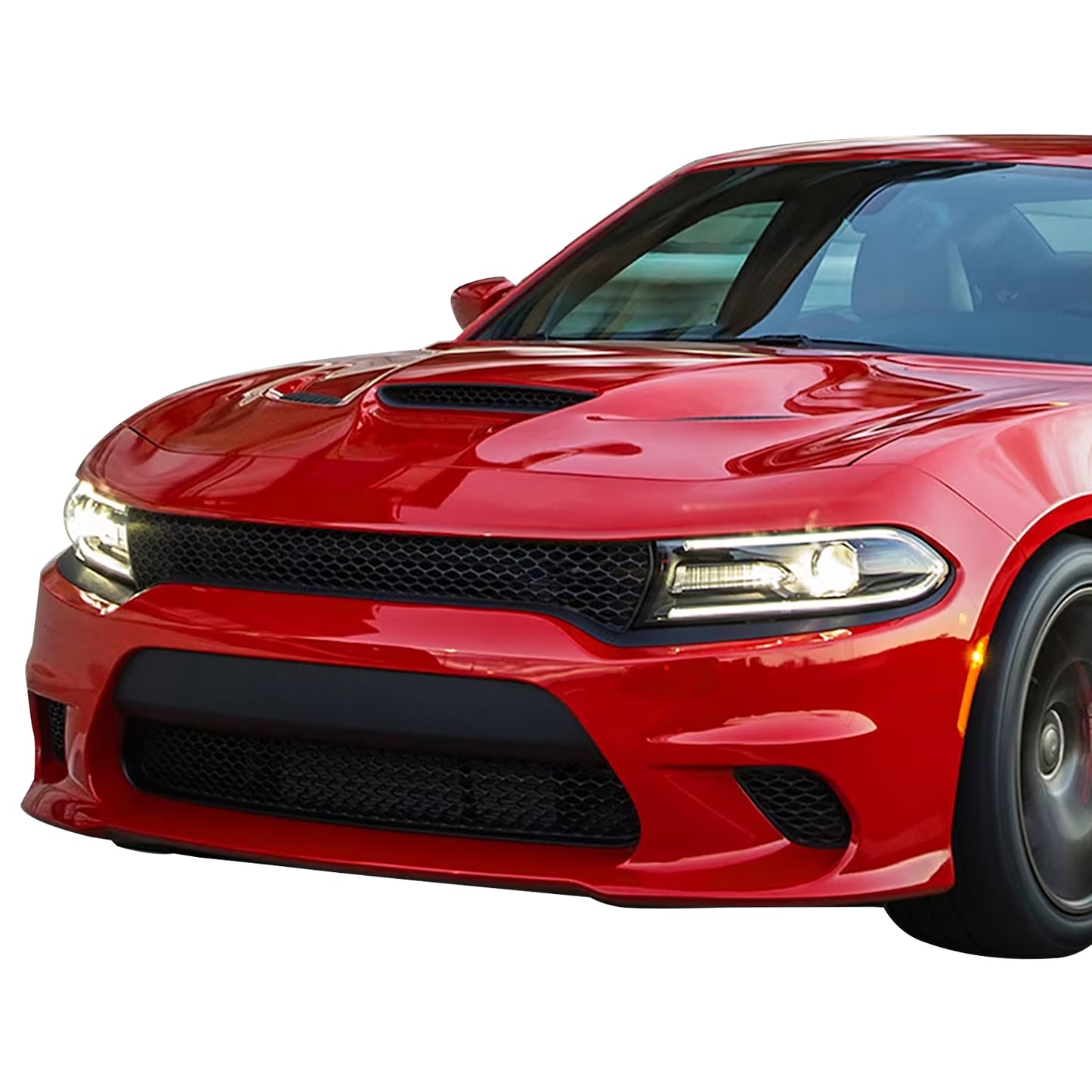 PARRILLA GRILLE - DG CHARGR 15-17/18-22/ GRILLE ASS'Y 15-22/ W/PRIMED W/HOOD SCOOP/ (EU=USA)//PARTS.NO,CH1200384//OEM NO,68223889AC