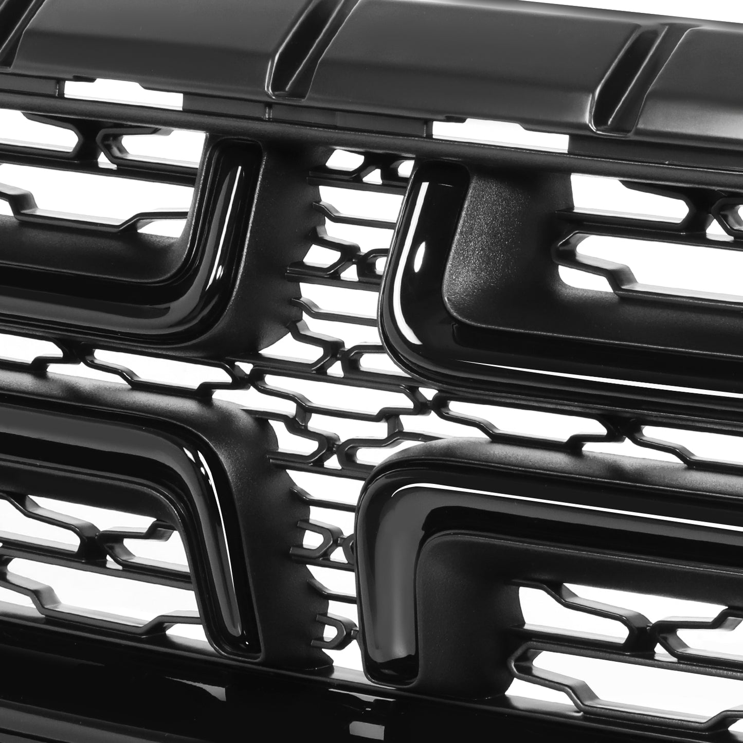 PARRILLA GRILLE - DG CHARGR 15-17/18-22/ GRILLE ASS'Y 15-22/ MAT-BLACK W/PAINTED BLACK MLDG/ (W/O HOOD SCOOP)