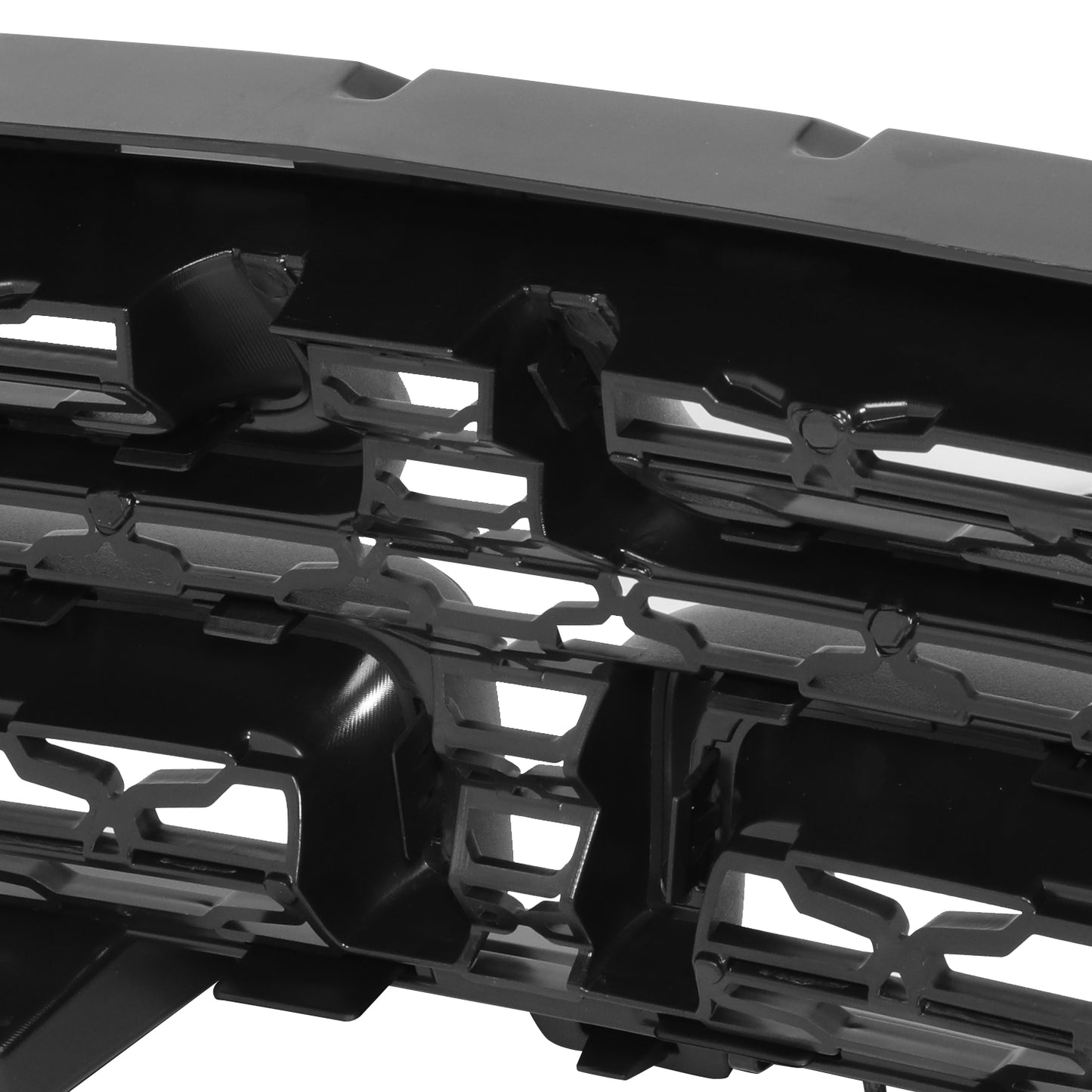 PARRILLA GRILLE - DG CHARGR 15-17/18-22/ GRILLE ASS'Y 15-22/ MAT-BLACK W/PAINTED BLACK MLDG/ (W/O HOOD SCOOP)