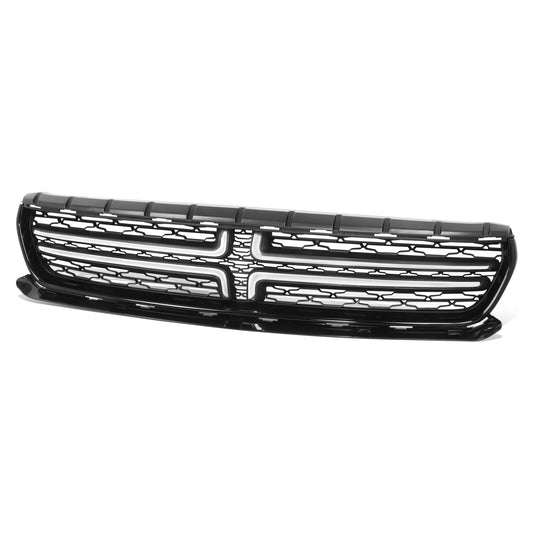 PARRILLA GRILLE - DG CHARGR 15-17/18-22/ GRILLE ASS'Y 15-22/ MAT-BLACK W/CHROME MOULDING/ (W/O HOOD SCOOP)