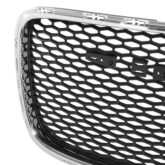 PARRILLA GRILLE - CR 300C 11-14/15-22/ GRILLE ASS'Y 15-22/ PAINTED BLACK/ W/CHROME FRAME (TYPE 1)//PARTS.NO,CH1200395//OEM NO,5SW16RXFAE