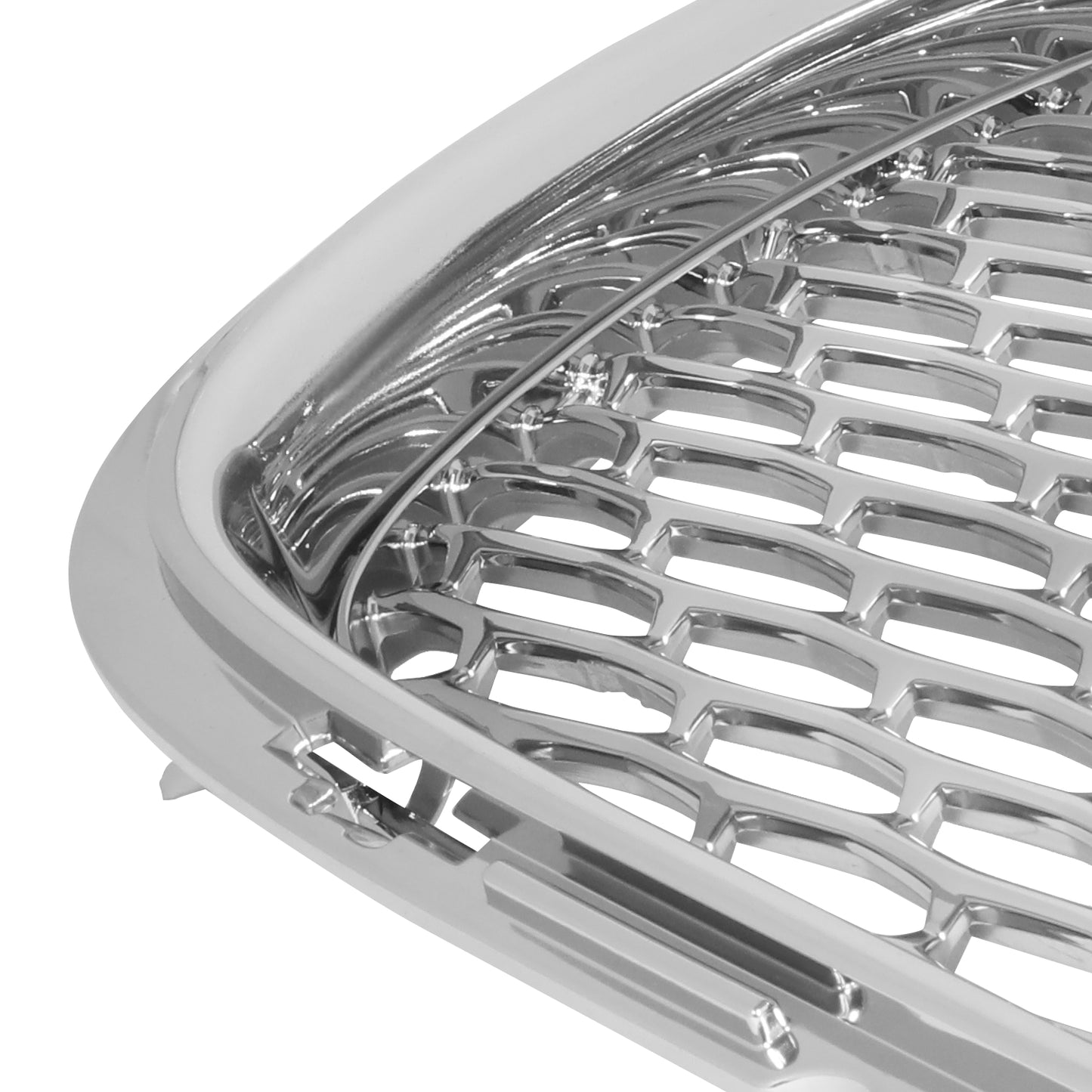 PARRILLA GRILLE - CR 300C 11-14/15-22/ GRILLE ASS'Y 15-22/ CHROME/BLACK/ W/CHROME FRAME/ (PLATINUM ACCENT)