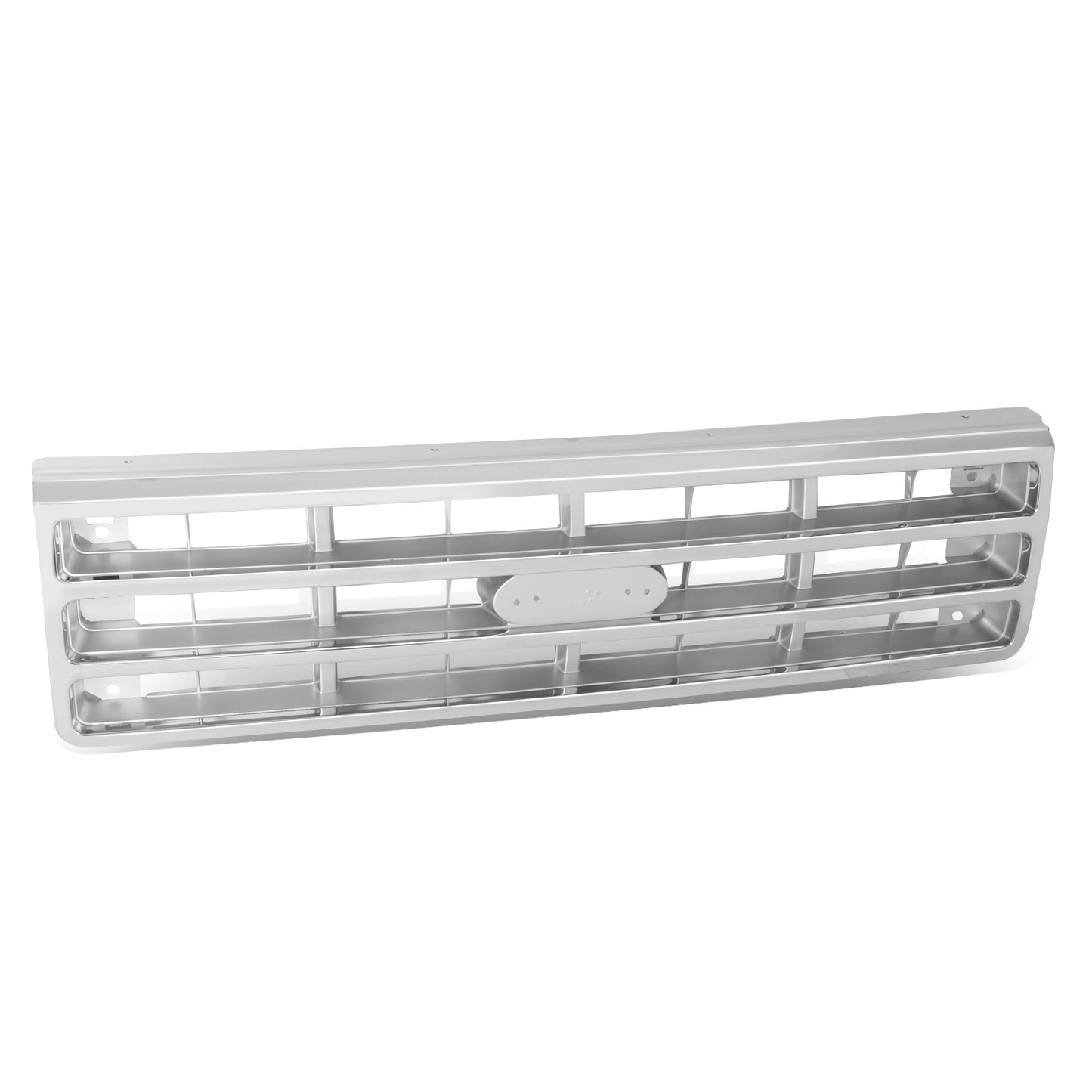 PARRILLA GRILLE - FD F150 P/U '87-'91/ GRILLE ASS'Y 87-88/ CHROME/ARGENT/ (W/O PLATE)//PARTS.NO,FO1200129//OEM NO,E7TZ8200B