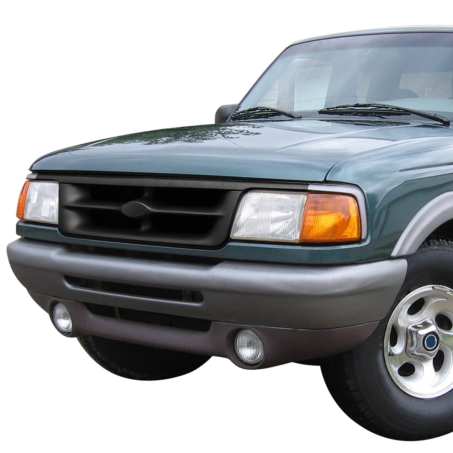 PARRILLA GRILLE - FD RANGR/BRONCO II '93-'97/ GRILLE ASS'Y/ SILVER/GRAY/ (4WD)(XL/STX)/ (FLARESIDE TYPE)//PARTS.NO,FO1200309//OEM NO,F57Z8200BA