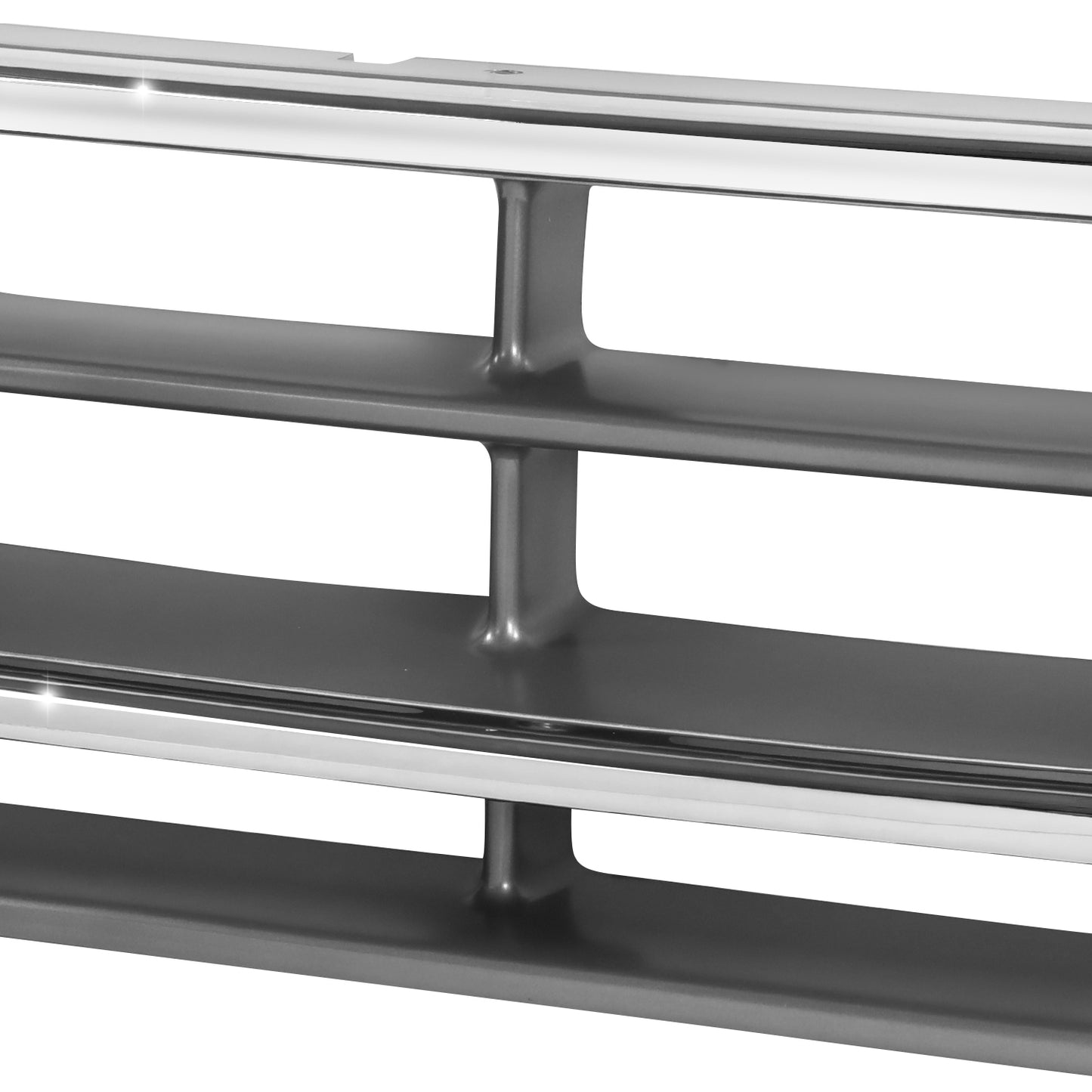 PARRILLA GRILLE - FD ECNOLNE VAN '92-'96/'97-'07/ GRILLE ASS'Y 97-02/ CHROME/GRAY/ (COMPOSITE HEAD LIGHT)//PARTS.NO,FO1200337//OEM NO,F8UZ8200AAA