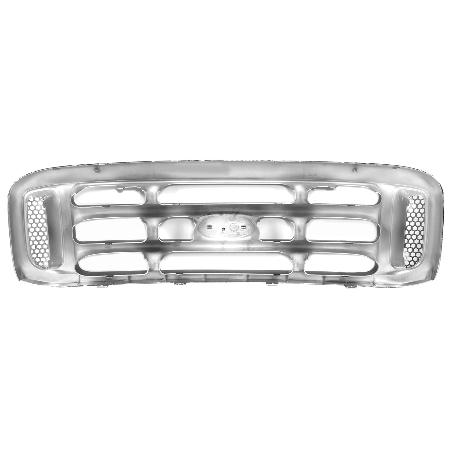 PARRILLA GRILLE - FD F350 '99-'04/EXCSON '00-'05/ GRILLE ASS'Y 99-04/ GRAY W/CHROME FRAME/ W/O KING RANCH//PARTS.NO,FO1200359//OEM NO,1C3Z8200BAA