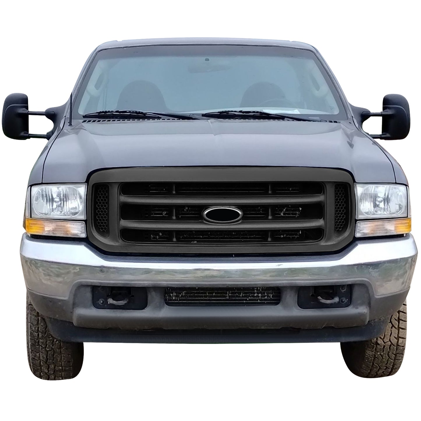 PARRILLA GRILLE - FD F350 '99-'04/EXCSON '00-'05/ GRILLE ASS'Y/ ARGENT (W/O KING RANCH)//PARTS.NO,FO1200362//OEM NO,YC3Z8200AAA