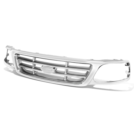 PARRILLA GRILLE - FD F150 P/U '97-'03/ GRILLE ASS'Y 99-03/ CHROME/SILVER/ (W/BAR TYPE)(XL/XLT)/ (2WD)//PARTS.NO,FO1200371//OEM NO,3L3Z8200AB