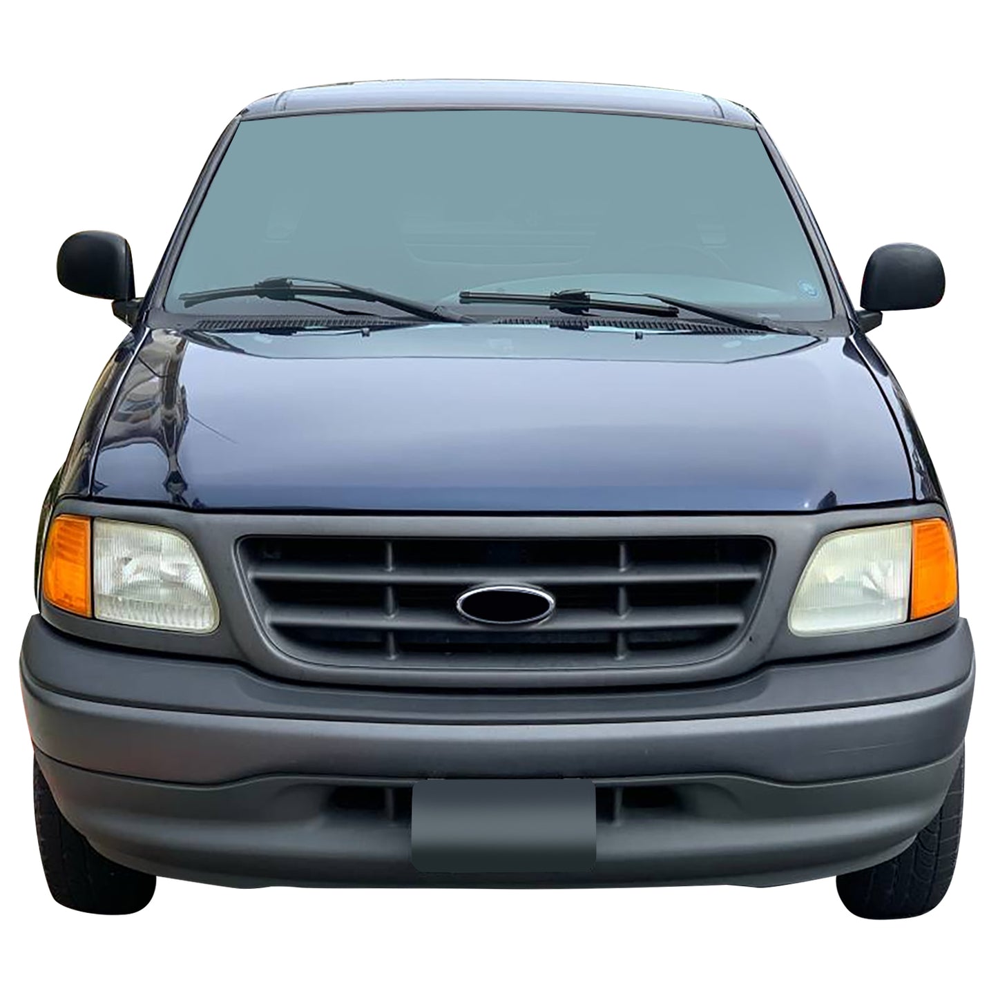 PARRILLA GRILLE - FD F150 P/U '97-'03/ GRILLE ASS'Y 99-03/ MAT-BLACK (PTM)/ (W/BAR TYPE)/ (XL/XLT) (2/4WD)//PARTS.NO,FO1200376//OEM NO,3L3Z8200DA