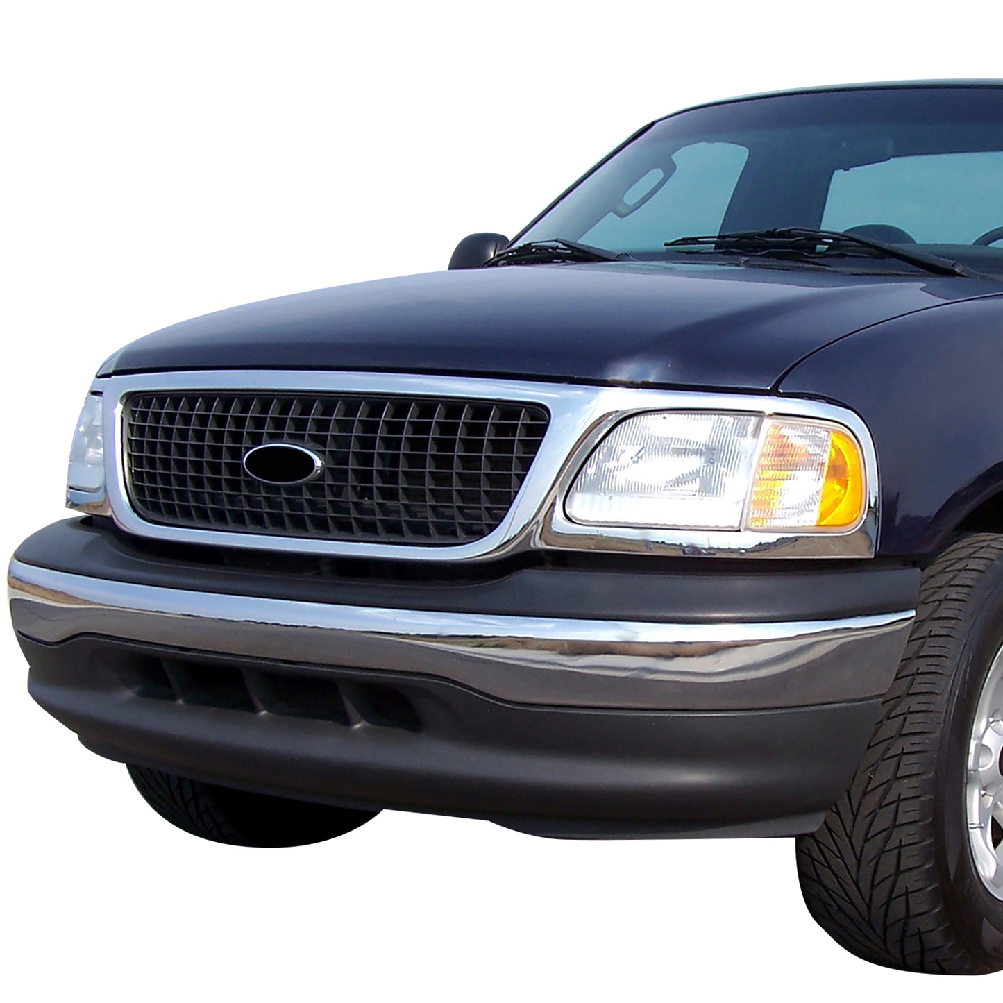 PARRILLA GRILLE - FD EXPDTION '97-'02/'03-'06/ GRILLE ASS'Y '99-02/ CHROME/DARK SILVER/ (XLT)//PARTS.NO,FO1200377//OEM NO,XL1Z8200AAA