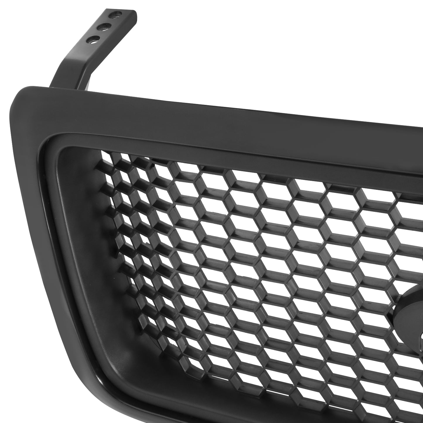 PARRILLA GRILLE - FD F150 P/U '04-'08/ GRILLE ASS'Y/ MAT-BLACK/ W/PRIMED BLACK FRAME (PTM)/ (W/HONEYCOMB DESIGN)/(LARLAT)//PARTS.NO,FO1200415//OEM NO,4L3Z8200CAPTM
