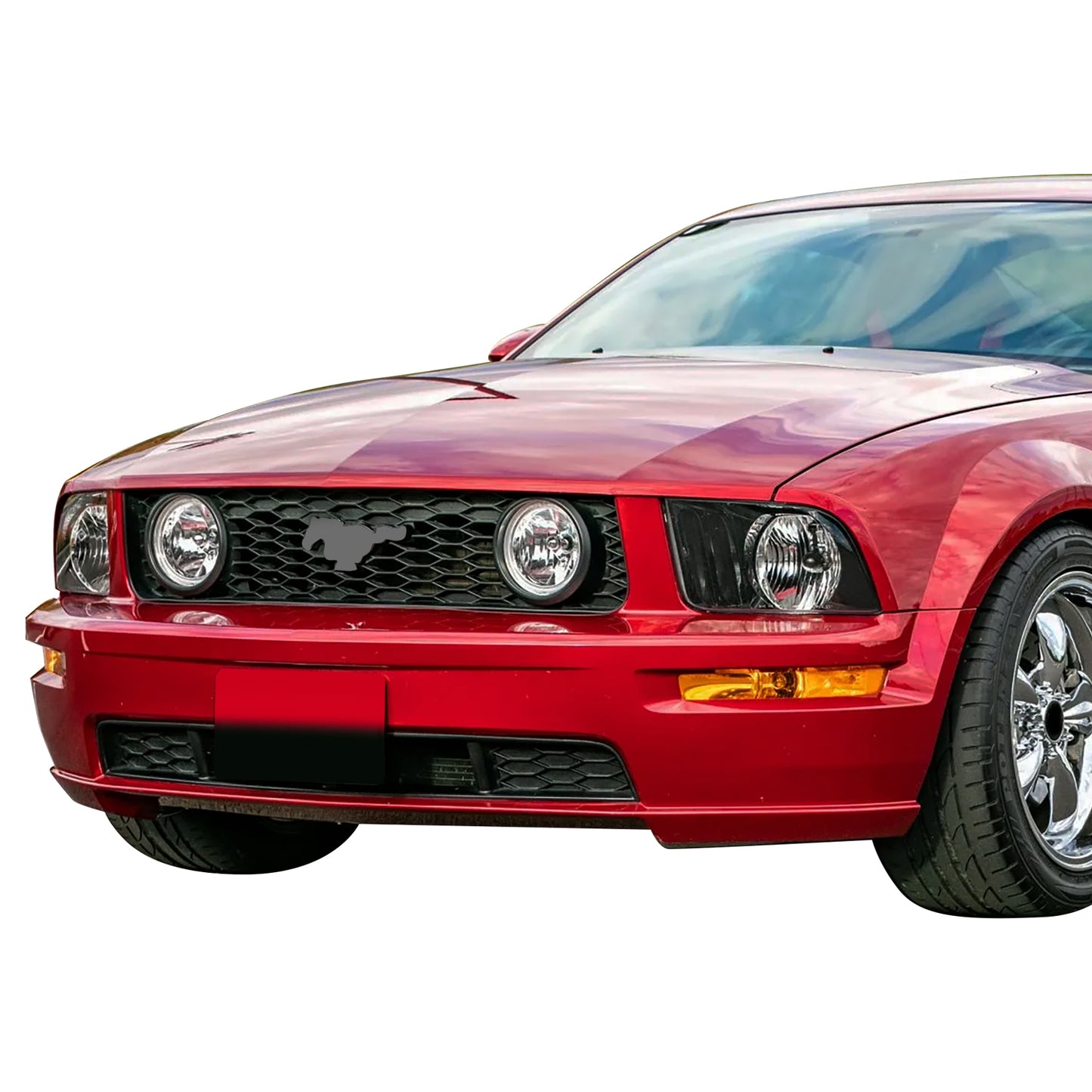 PARRILLA GRILLE - FD MSTNG 05-09/ GRILLE ASS'Y/ MAT-BLACK/ (GT/ DELUXE|PREMIUM)//PARTS.NO,FO1200422//OEM NO,6R3Z8200BA