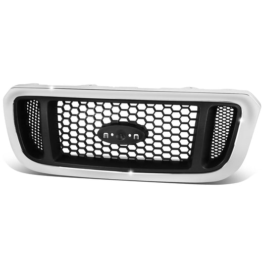 PARRILLA GRILLE - FD RANGR '98-'00/01-'03/04-05/ GRILLE ASS'Y 04-05/ CHROME/ARGENT (4WD)/ (W/HONEYCOMB INSERT)//PARTS.NO,FO1200453//OEM NO,4L5Z8200EAA