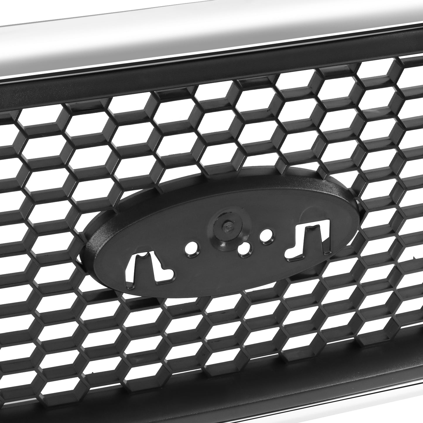 PARRILLA GRILLE - FD F150 P/U '04-'08/ GRILLE ASS'Y 06-08/ MAT-DARK BLUE/ W/CHROME FRAME/ (HONEYCOMB DESIGN)( XLT)//PARTS.NO,FO1200469//OEM NO,6L3Z8200AA