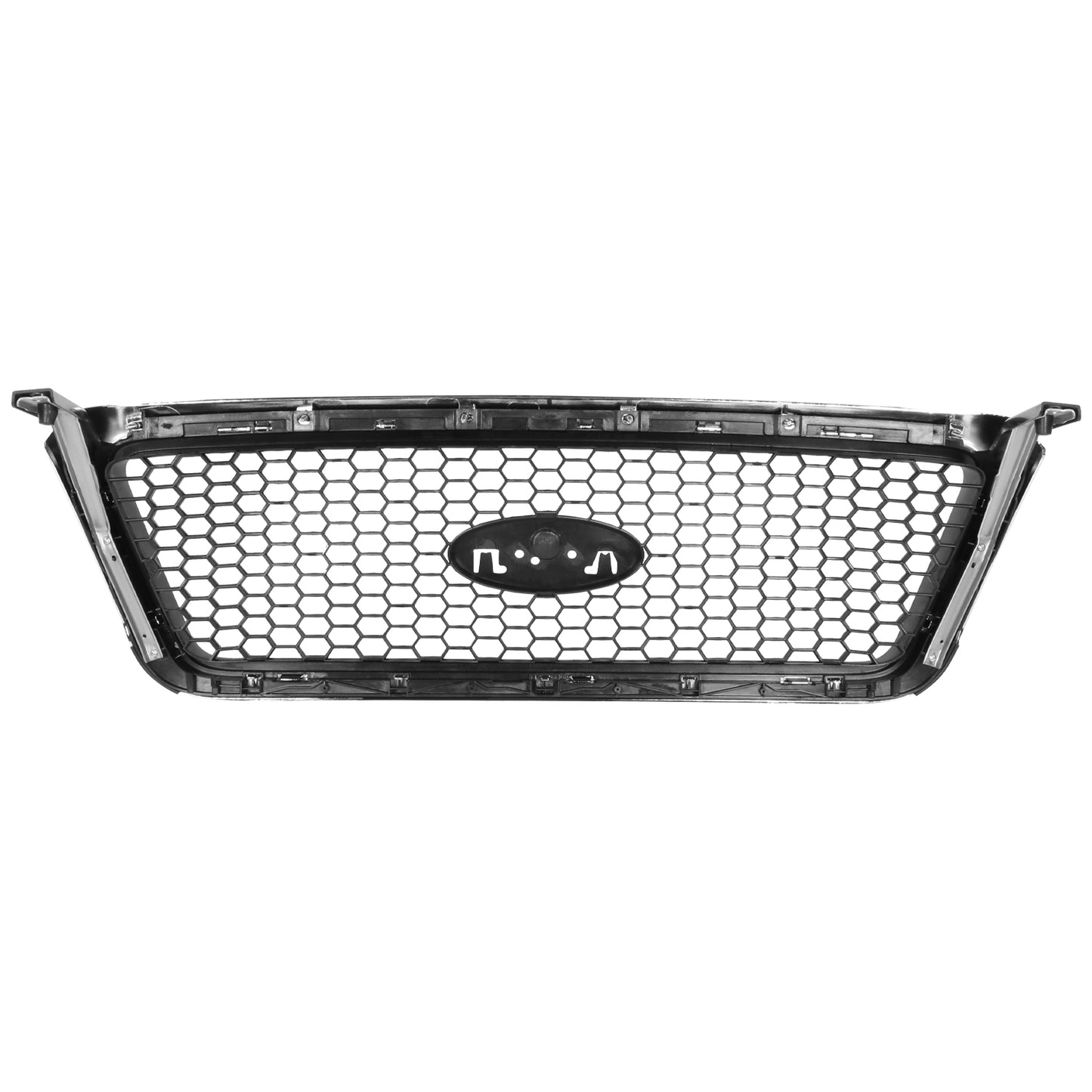 PARRILLA GRILLE - FD F150 P/U '04-'08/ GRILLE ASS'Y 06-08/ MAT-DARK BLUE/ W/CHROME FRAME/ (HONEYCOMB DESIGN)( XLT)//PARTS.NO,FO1200469//OEM NO,6L3Z8200AA