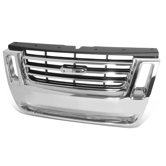 PARRILLA GRILLE - FD EXPLER '06-'08/'09-'10/ GRILLE ASS'Y 06-10/ CHROME/PAINTED BLACK/ (EDDIE BAUER)/ W/IRON MAN PKG//PARTS.NO,FO1200477//OEM NO,8L2Z8200CA