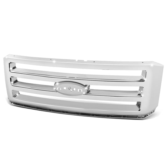 PARRILLA GRILLE - FD EXPDTION '07-'14/'15-'17/ GRILLE ASS'Y 07-'09/ CHROME (XLT/EDDIE BAUER)//PARTS.NO,FO1200494//OEM NO,7L1Z8200BA