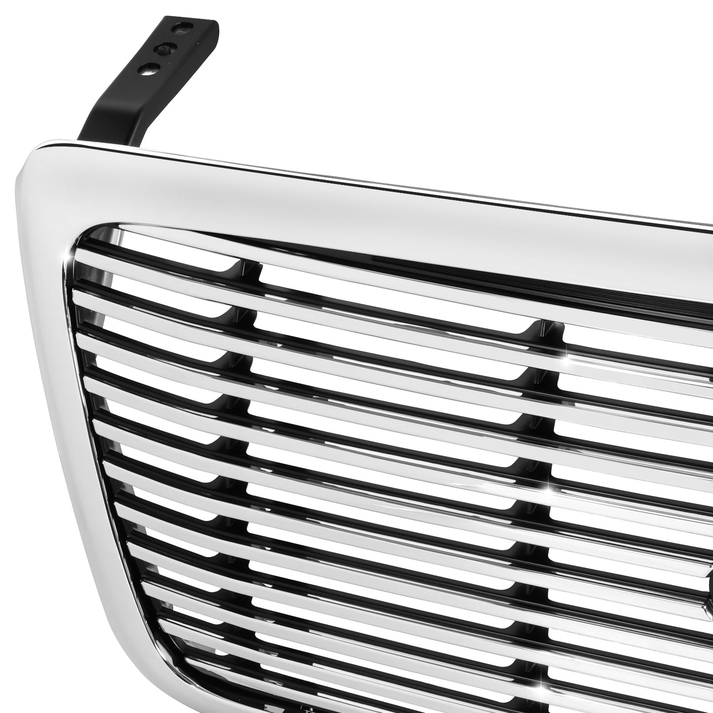 PARRILLA GRILLE - FD F150 P/U '04-'08/ GRILLE ASS'Y 07-08/ CHROME/BLACK W/CHROME FRAME/ (LARIAT/LIMITED )(BAR TYPE)//PARTS.NO,FO1200502//OEM NO,7L3Z8200BA