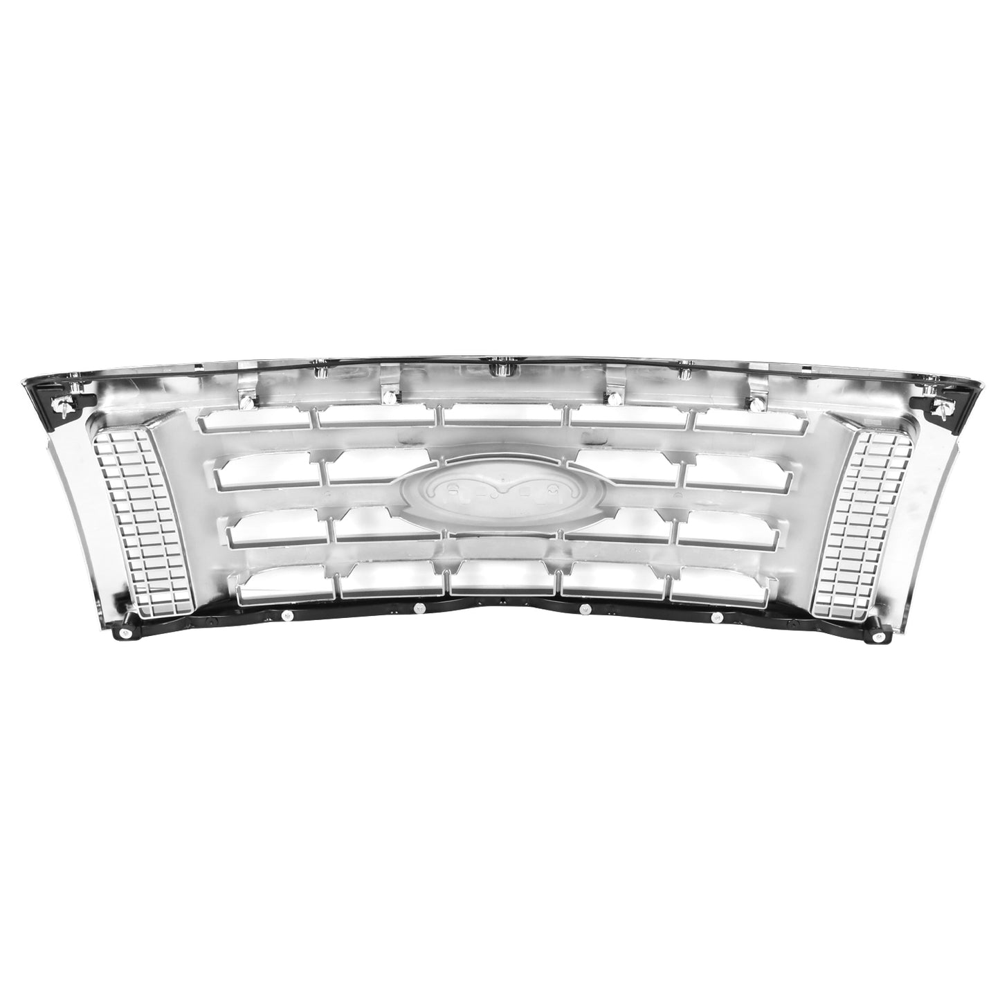 PARRILLA GRILLE - FD F150 P/U '09-'14/ GRILLE ASS'Y/ CHRM/BLK (XLT)//PARTS.NO,FO1200511//OEM NO,9L3Z8200D