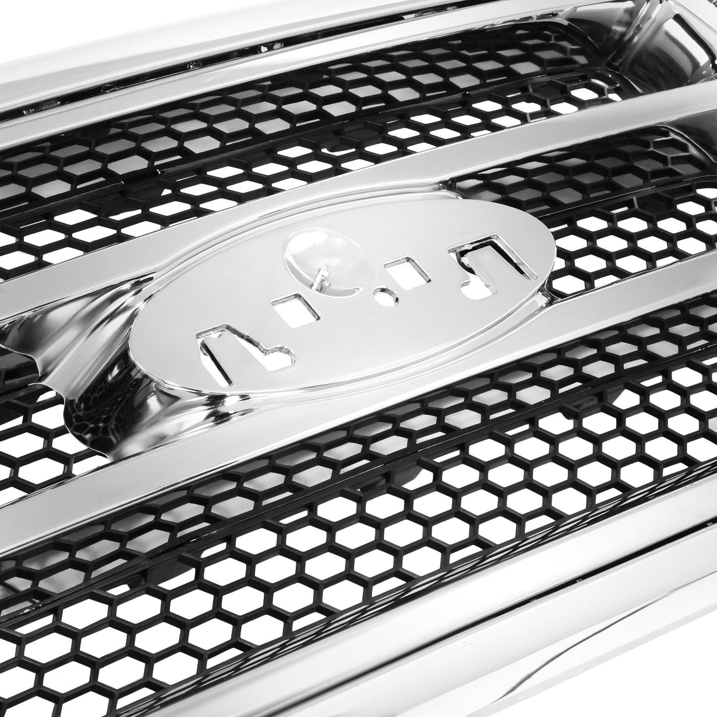 PARRILLA GRILLE - FD F150 P/U '04-'08/ GRILLE ASS'Y 07-08/ CHROME (XLT)/ (HONEYCOMB DESIGN)