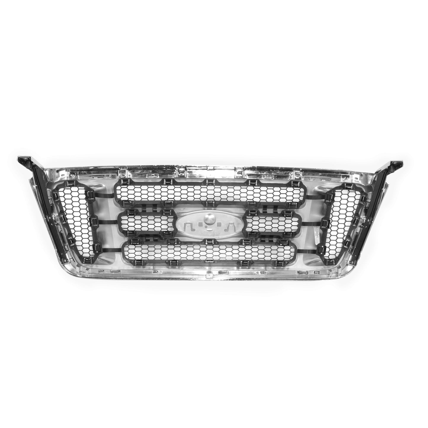 PARRILLA GRILLE - FD F150 P/U '04-'08/ GRILLE ASS'Y 07-08/ CHROME (XLT)/ (HONEYCOMB DESIGN)