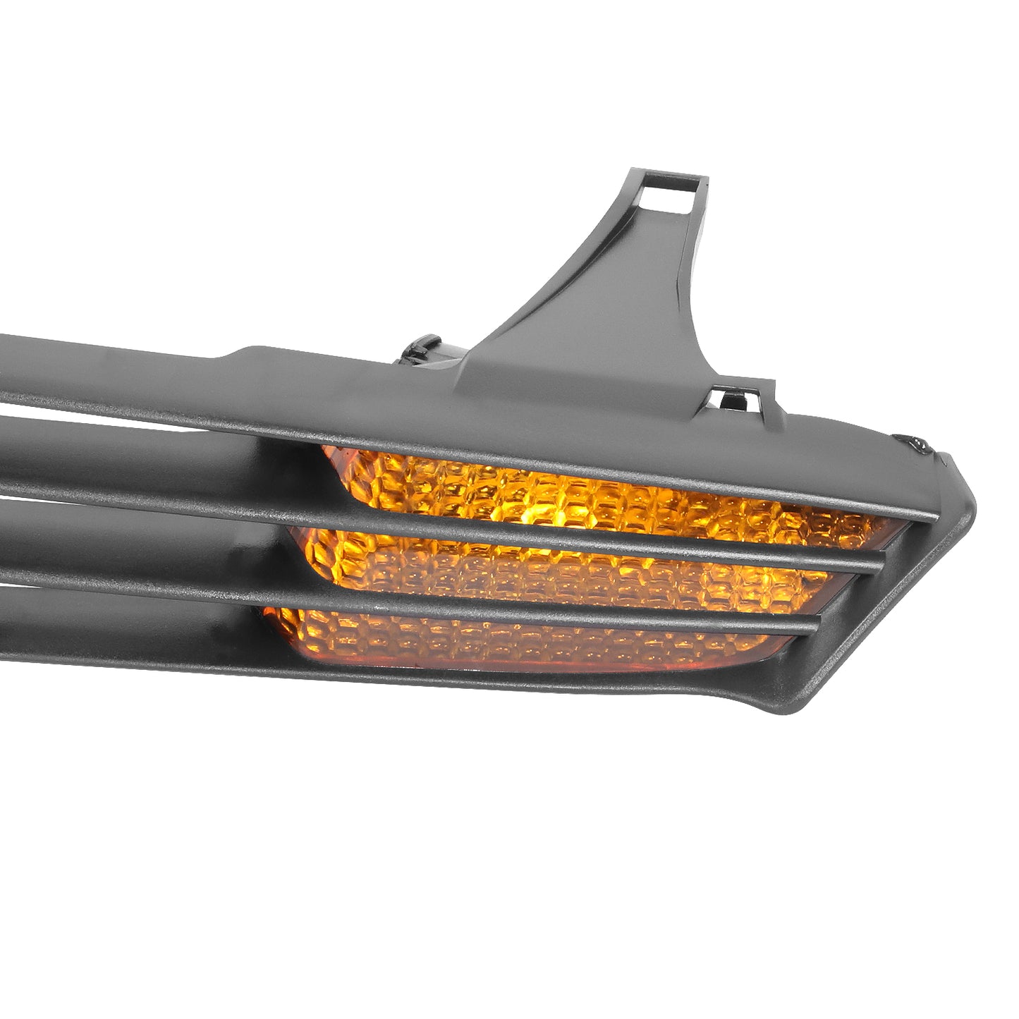 PARRILLA GRILLE - FD FOCS '00-'04/ GRILLE ASS'Y/ MAT-BLACK W/AMBER LIGHT//PARTS.NO,FO2560102//OEM NO,YS4Z13200BA