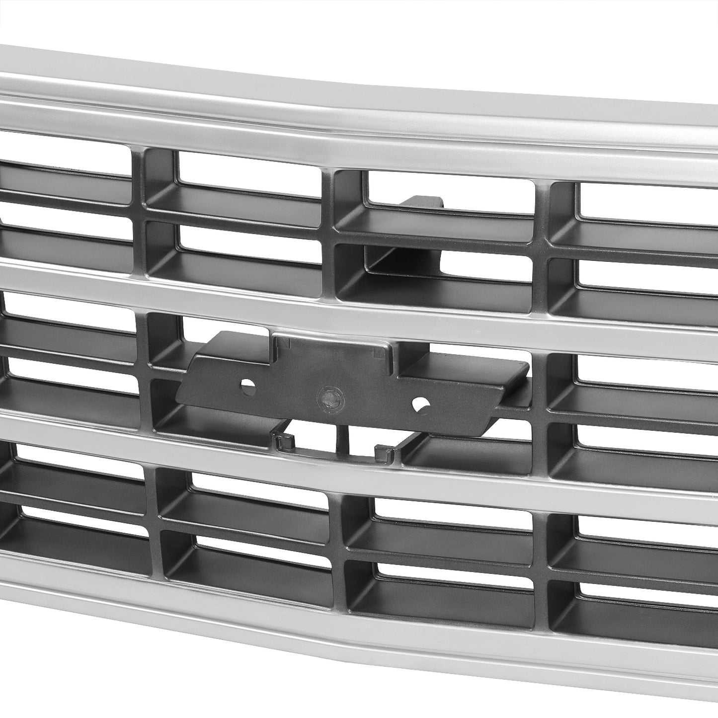 PARRILLA GRILLE - CV C10/GC '88-'93/'94-'01/ GRILLE ASS'Y 88-93/ SILVER/ARGENT (CHEVY)/ (SINGLE SEALED BEAM H/L TYPE)//PARTS.NO,GM1200141//OEM NO,15590611