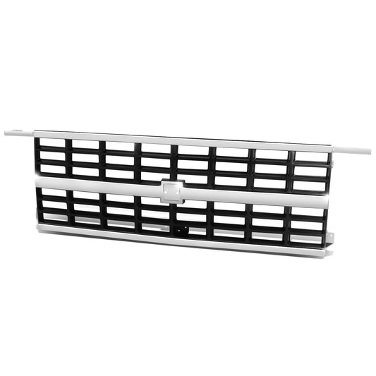 PARRILLA GRILLE - CV C10/GC '88-'93/'94-'01/ GRILLE ASS'Y 88-91/ CHROME/SILVER (CHEVY)/ (DUAL RECT. H/L)/ (SAME=BLAZER=SUBURBAN=TAHOE)//PARTS.NO,GM1200169//OEM NO,15628796