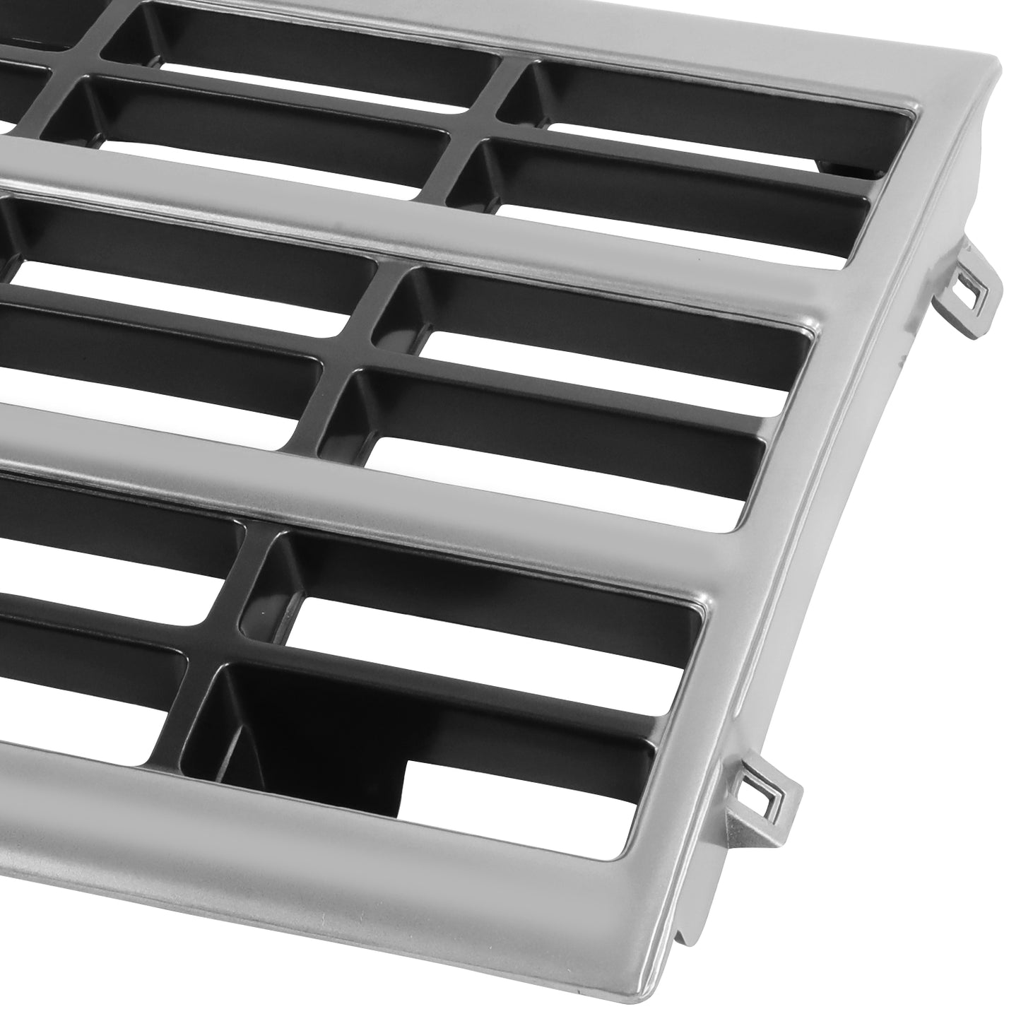 PARRILLA GRILLE - CV C10/GC '88-'93/'94-'01/ GRILLE ASS'Y 88-91/ SILVER/DARK GRAY/ (SINGLE RECT. LAMP)/ (CHEVY)//PARTS.NO,GM1200203//OEM NO,15628797