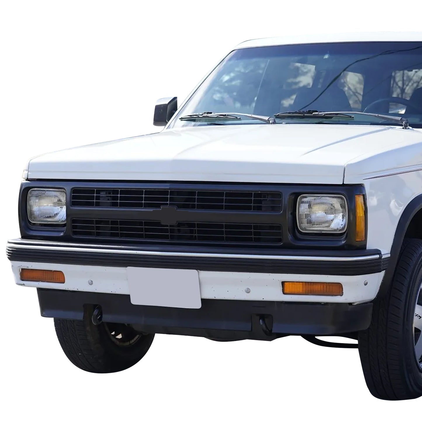 PARRILLA GRILLE - CV S10/SONOMA/JIMMY '82-'93/ GRILLE ASS'Y 91-93/ MAT-BLACK/ (S10) (SEALED BEAM)//PARTS.NO,GM1200222//OEM NO,15678982