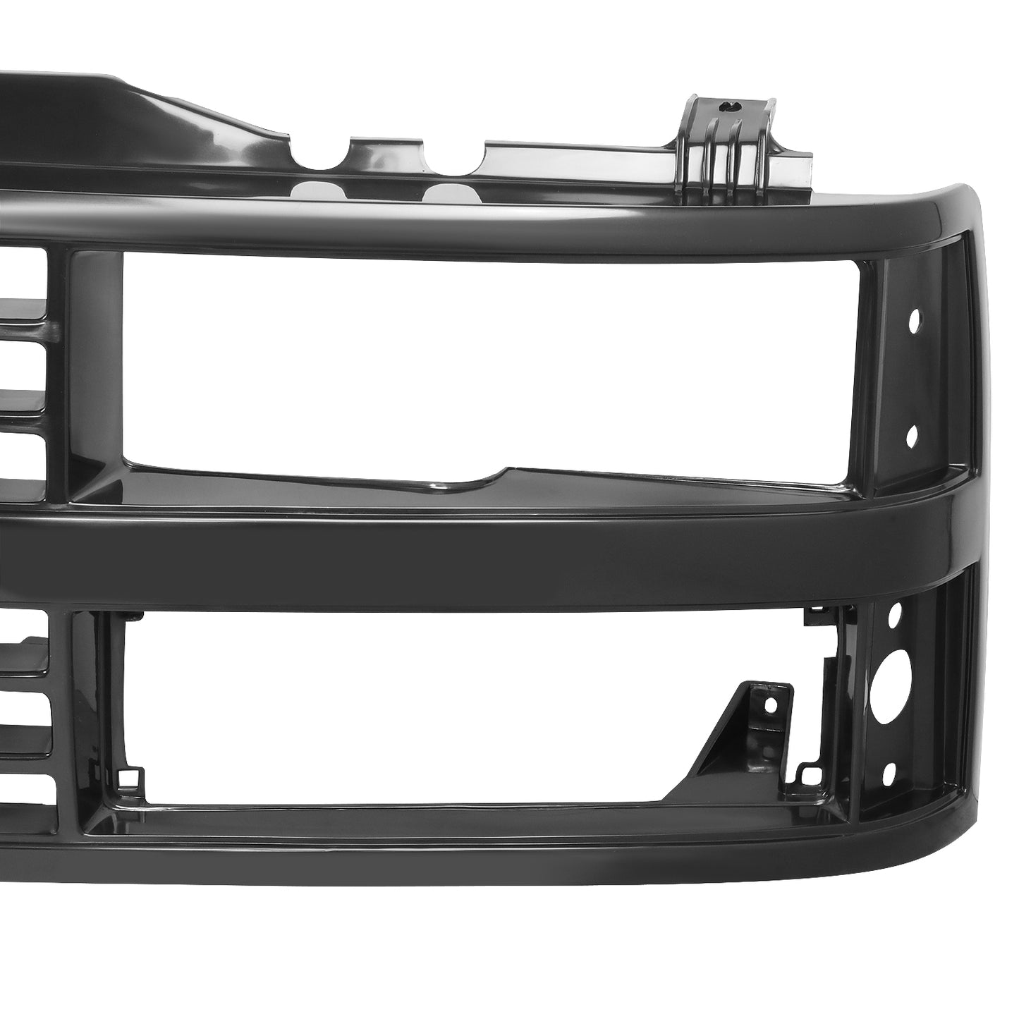 PARRILLA GRILLE - CV C10/GC '88-'93/'94-'01/ GRILLE ASS'Y 88-93/ PAINTED BLACK (PTM)/ (COMPOSITE DUAL H/L)/ (CHEVY)//PARTS.NO,GM1200228//OEM NO,88960431