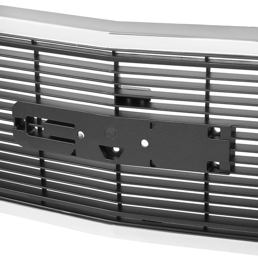 PARRILLA GRILLE - CV C10/GC '88-'93/'94-'01/ GRILLE ASS'Y 88-93/ CHROME/BLACK (GMC)/ (DOUBLE HEAD LIGHT)//PARTS.NO,GM1200229//OEM NO,15615109