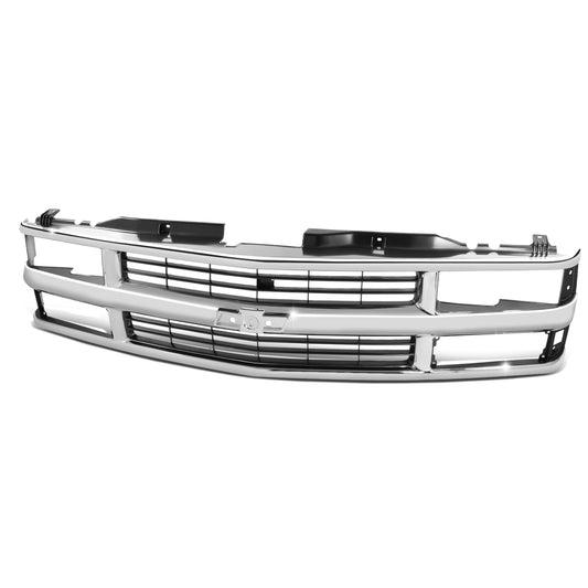 PARRILLA GRILLE - CV C10/GC '88-'93/'94-'01/ GRILLE ASS'Y 94-01/ CHROME/SILVER (CHEVY)/ (COMPOSITE DUAL H/L)/ (SAME=BLAZER=SUBURBAN=TAHOE)//PARTS.NO,GM1200238//OEM NO,15981106