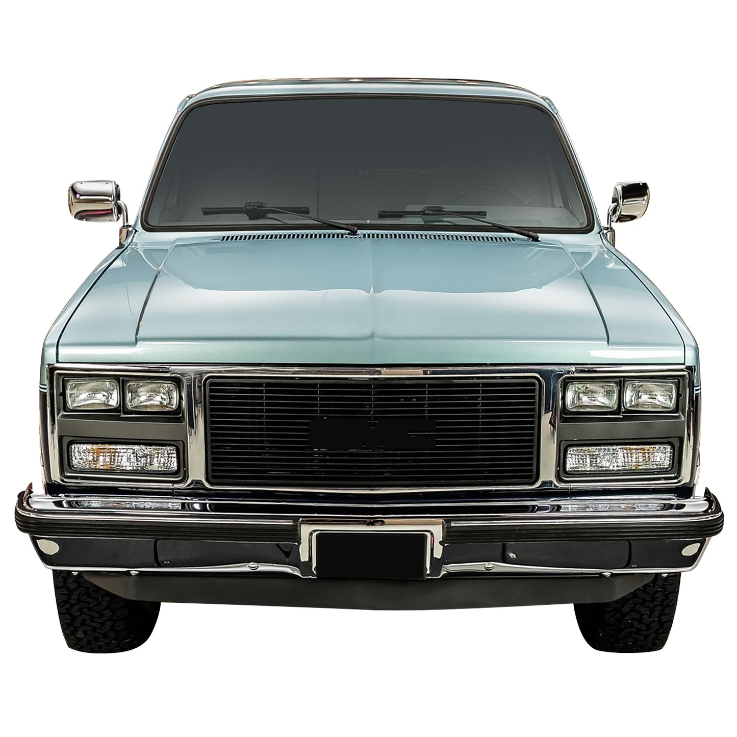 PARRILLA GRILLE - CV C10/GC '88-'93/'94-'01/ GRILLE ASS'Y 88-93/ CHROME/AGRENT/ (DUAL H/L) (GMC)/ (SAME=JIMMY/YUKON)/=SUBURBAN FULL SIZE//PARTS.NO,GM1200322//OEM NO,15628795