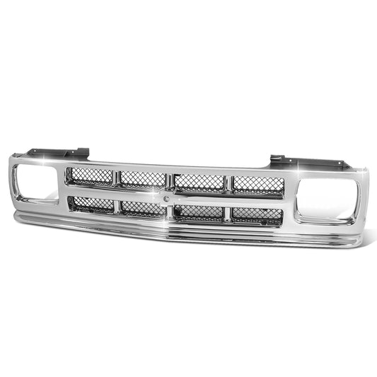 PARRILLA GRILLE - CV S10/SONOMA/JIMMY '82-'93/ GRILLE ASS'Y 91-93/ CHROME/SILVER-BLACK/ (MESH TYPE)/ (S10) (SEALED BEAM)//PARTS.NO,GM1200326//OEM NO,15701945