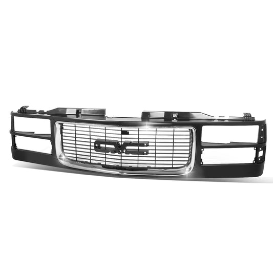 PARRILLA GRILLE - CV C10/GC '88-'93/'94-'01/ GRILLE ASS'Y 94-01/ CHROME/BLACK (GMC)/ (COMPOSITE DUAL H/L)/ (SAME=SUBURBAN=TAHOE)//PARTS.NO,GM1200392//OEM NO,12388709