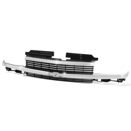 PARRILLA GRILLE - CV S10/SONAMA '94-'97/'98-'04/ GRILLE ASS'Y 98-99/ CHROME/DARK SILVER/ (W/APPEARANCE PKG)/ (LS/ZR2 W/BAR TYPE)/(S10/BLAZER)//PARTS.NO,GM1200397//OEM NO,15015044