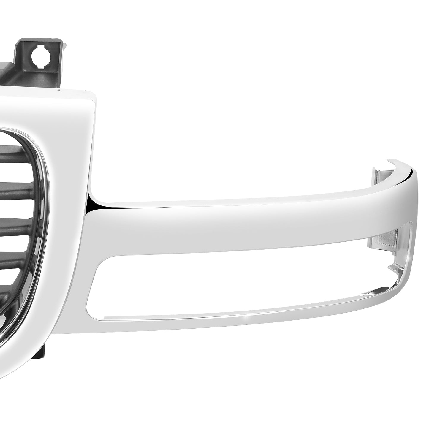 PARRILLA GRILLE - GC SERRA '99-'02/ GRILLE ASS'Y/ MAT-GRAY W/BLACK FRAME/ W/CHROME MOULDING/ (EXCEPT C3) (1500/2500)/(SAME=YUKON 00-06)//PARTS.NO,GM1200430//OEM NO,19130787