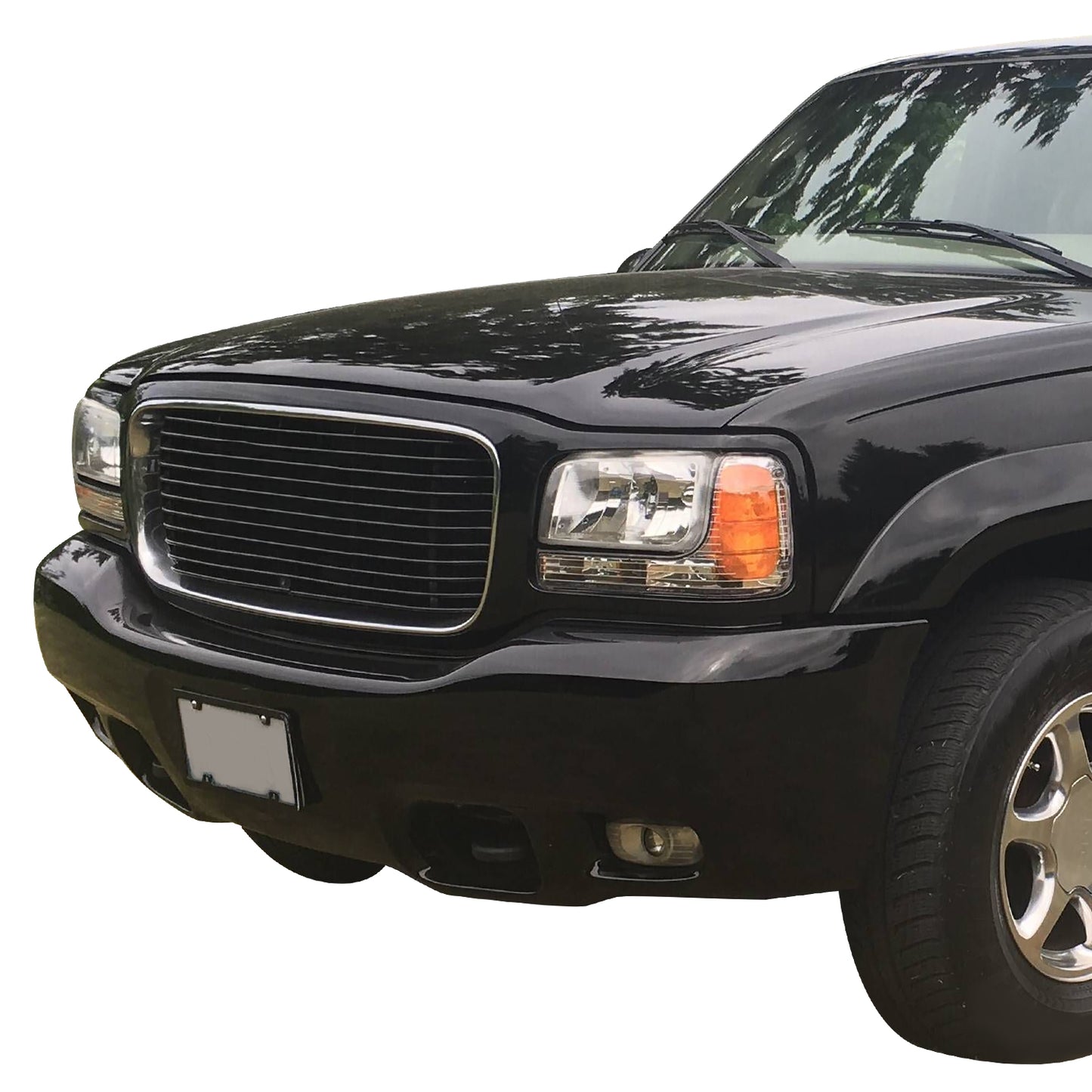 PARRILLA GRILLE - GC YUKN '89-'91/'92-'99/ GRILLE ASS'Y 99-00/ CHROME/BLACK/ (W/DANALI PKG)/ (SAME=JIMMY)//PARTS.NO,GM1200447//OEM NO,12474625