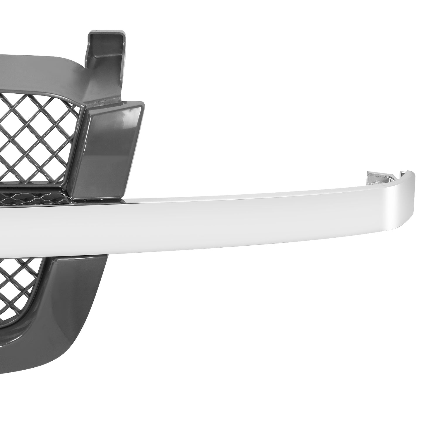 PARRILLA GRILLE - CV SIRADO '03-'05/ GRILLE ASS'Y/ MAT-GRAY W/CHROME MLDG/ (PTM) (BASE/LT/LS)/ (SAME=AVALANCHE)//PARTS.NO,GM1200489//OEM NO,19168629