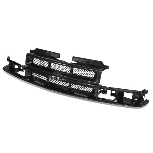 PARRILLA GRILLE - CV S10/SONAMA '94-'97/'98-'04/ GRILLE ASS'Y 98-04/ MAT-BLACK W/MESH BACK/ W/O MOULDING (ZR2/LS) (BLAZER)//PARTS.NO,GM1200507//OEM NO,19180339