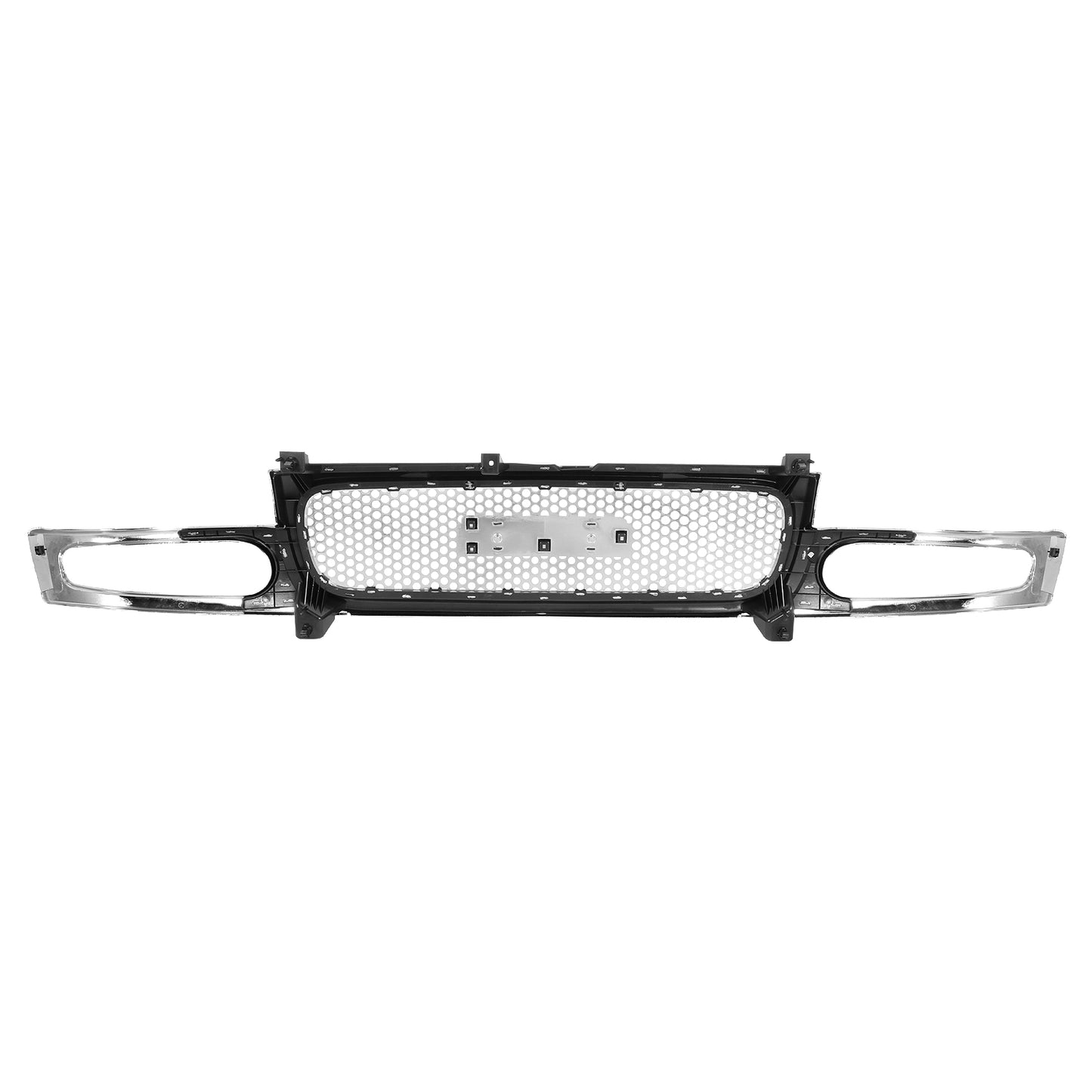 PARRILLA GRILLE - GC YUKN '00-'06/ GRILLE ASS'Y/ CHROME/SILVER/ (W/DANALI PKG)//PARTS.NO,GM1200510//OEM NO,15764319