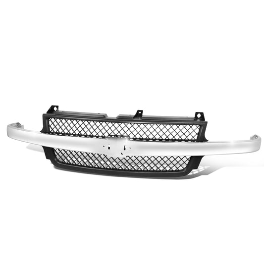 PARRILLA GRILLE - CV SIRADO '99-'02/ GRILLE ASS'Y 01-02/ CHROME/BLACK/ (2500HD/3500HD)//PARTS.NO,GM1200523//OEM NO,15088290