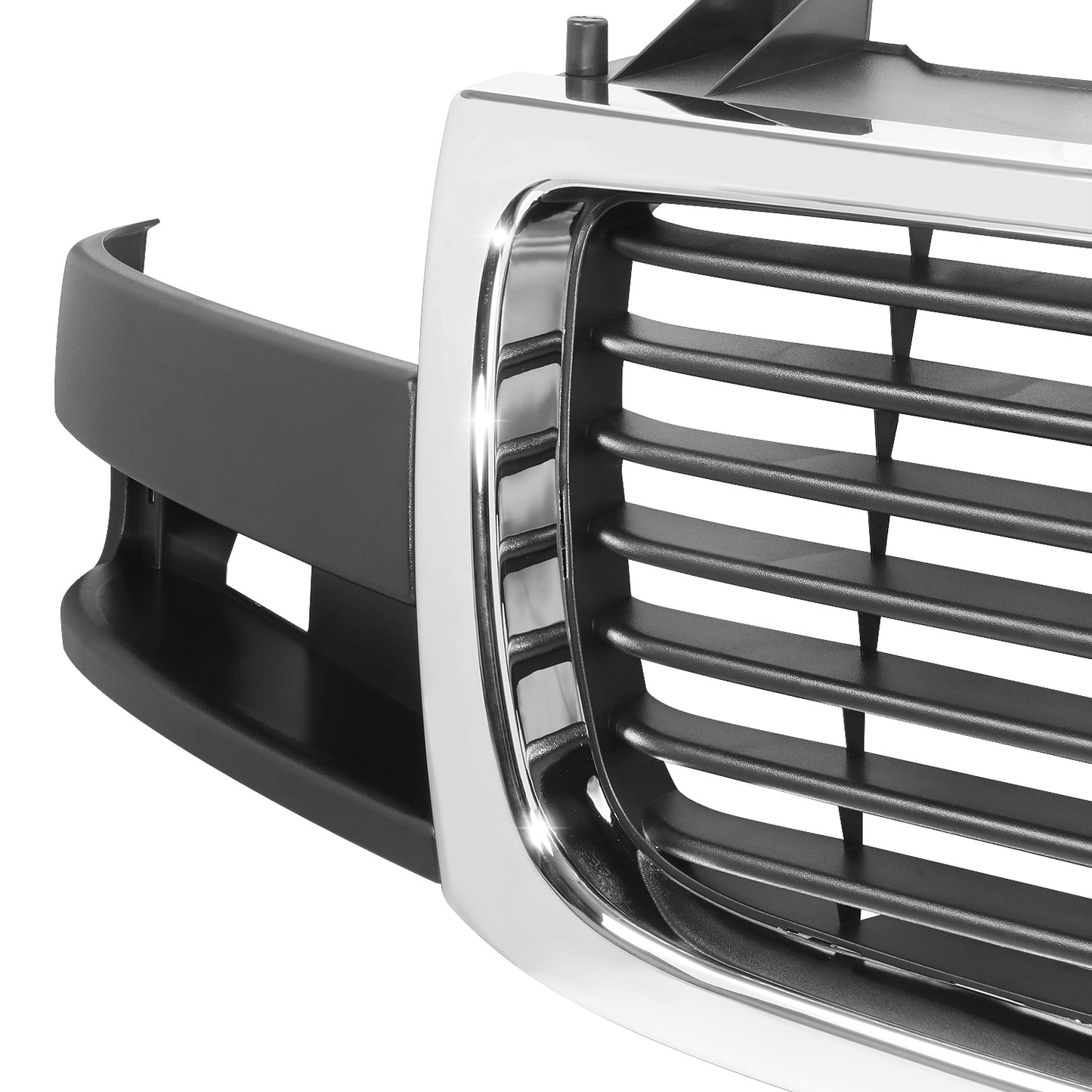 PARRILLA GRILLE - CV EXPRS/GMC SVNA 03-13/14-22/ GRILLE ASS'Y 03-22/ MAT-BALCK W/CHROME FRAME/ (COMPOSITE HEAD LIGHT TYPE)/ (SAVANA)//PARTS.NO,GM1200532//OEM NO,22881263