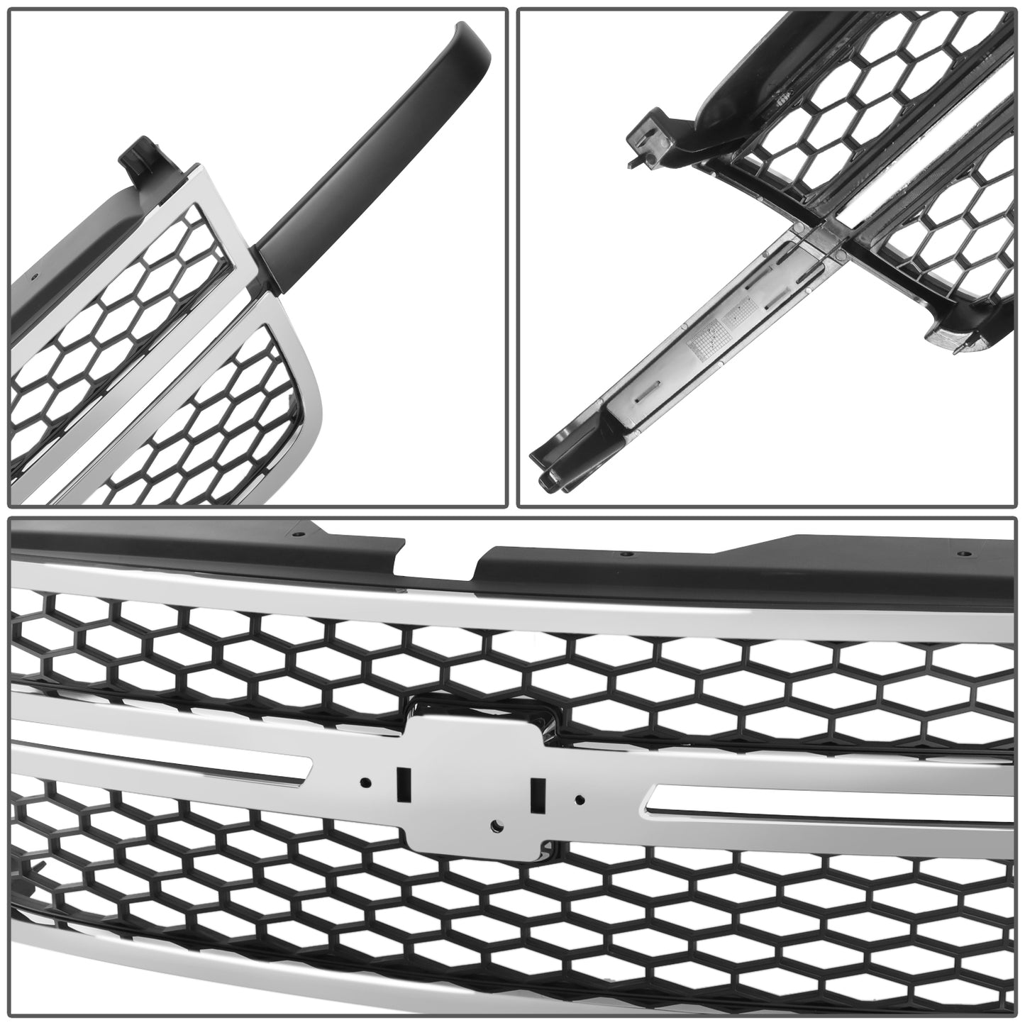 PARRILLA GRILLE - CV SIRADO '06-'07/ GRILLE ASS'Y/ MAT-GRAY W/CHROME MLDG/ (SS MODEL)